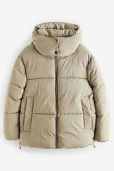 Next Steppjacke Steppmantel mit Kapuze (1-St) günstig online kaufen