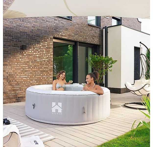 HOME DELUXE Whirlpool Outdoor Whirlpool SPLASH - 6 Personen, (inkl. Abdecku günstig online kaufen