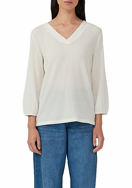 s.Oliver 3/4-Arm-Shirt, mit V-Ausschnitt günstig online kaufen