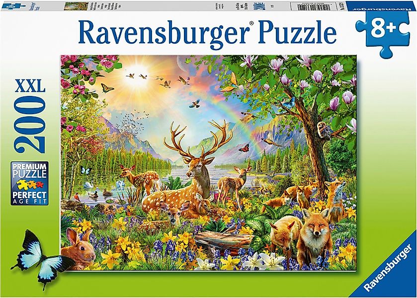 Ravensburger Puzzle Anmutige Hirschfamilie, 200 Puzzleteile, günstig online kaufen