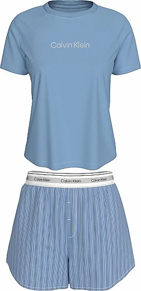 Calvin Klein Underwear Schlafanzug "S/S TEE SHORT SET", Mit elastischem Bun günstig online kaufen