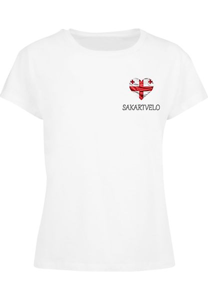 Merchcode T-Shirt "Merchcode Ladies Merchcode Football - Georgia T-shirt", günstig online kaufen