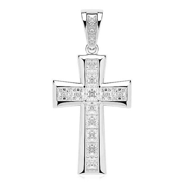 Unique Kettenanhänger Kreuz Anhänger mit Zirkonia günstig online kaufen