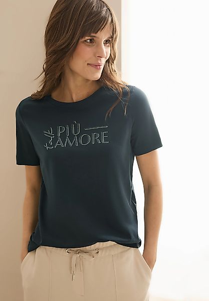 Cecil T-Shirt, mit Schriftzug günstig online kaufen