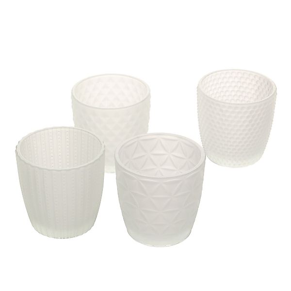 Teelichthalter im Set Altare 4 Stck. milk glass, 7 x 7 cm günstig online kaufen