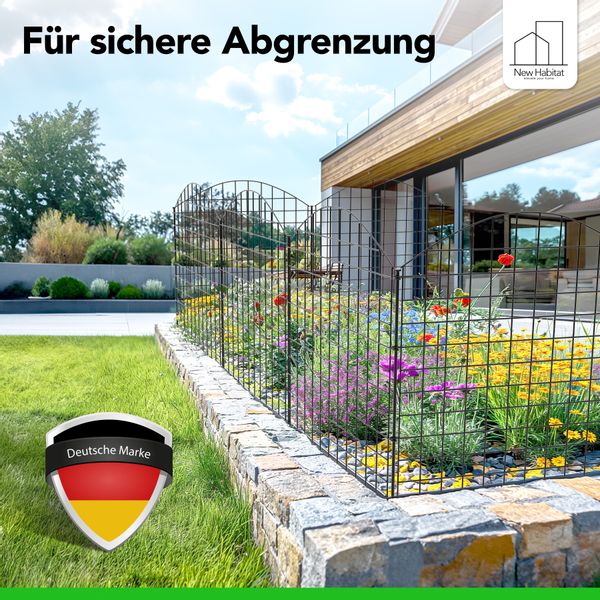 NewHabitat Teichzaun Steckzaun Zaun Gartenzaun Hundezaun günstig online kaufen