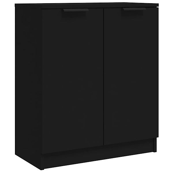 vidaXL Sideboard Schwarz 60x30x70 cm Holzwerkstoff 811062 günstig online kaufen