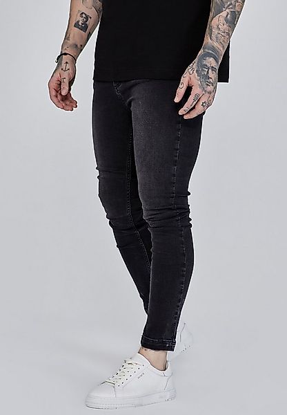 Siksilk Skinny-fit-Jeans SikSilk Herren Schwarze Skinny Jeans günstig online kaufen
