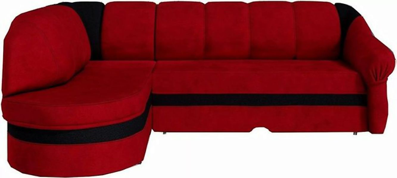 MOEBLO Ecksofa JULIANO, Eckcouch mit Bettfunktion Couch L-Form Polstergarni günstig online kaufen