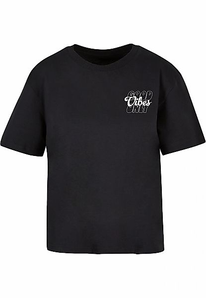 Miss Tee T-Shirt "Miss Tee Good Vibes Wording Tee" 1 Stk. tlg. günstig online kaufen