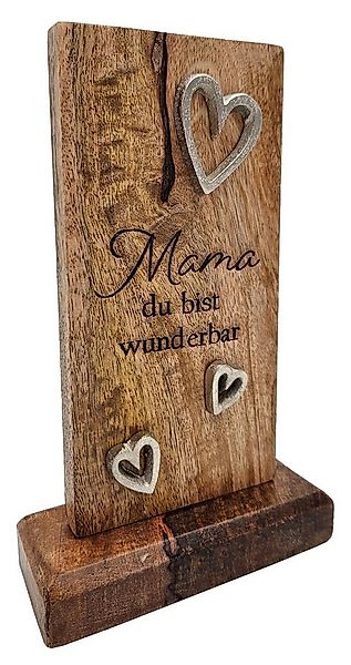 Meinposten Deko-Schriftzug Holzschild MAMA Holztafel Geschenk Mutter Höhe 2 günstig online kaufen