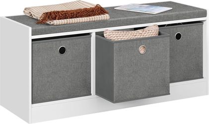 Woltu Schuhbank (1-St), mit Sitzfläche, Sitzbank günstig online kaufen