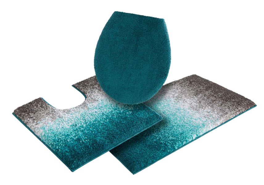 my home Badematte "Elif, Badvorleger, Badezimmer Teppich" Höhe 15 mm rutsch günstig online kaufen