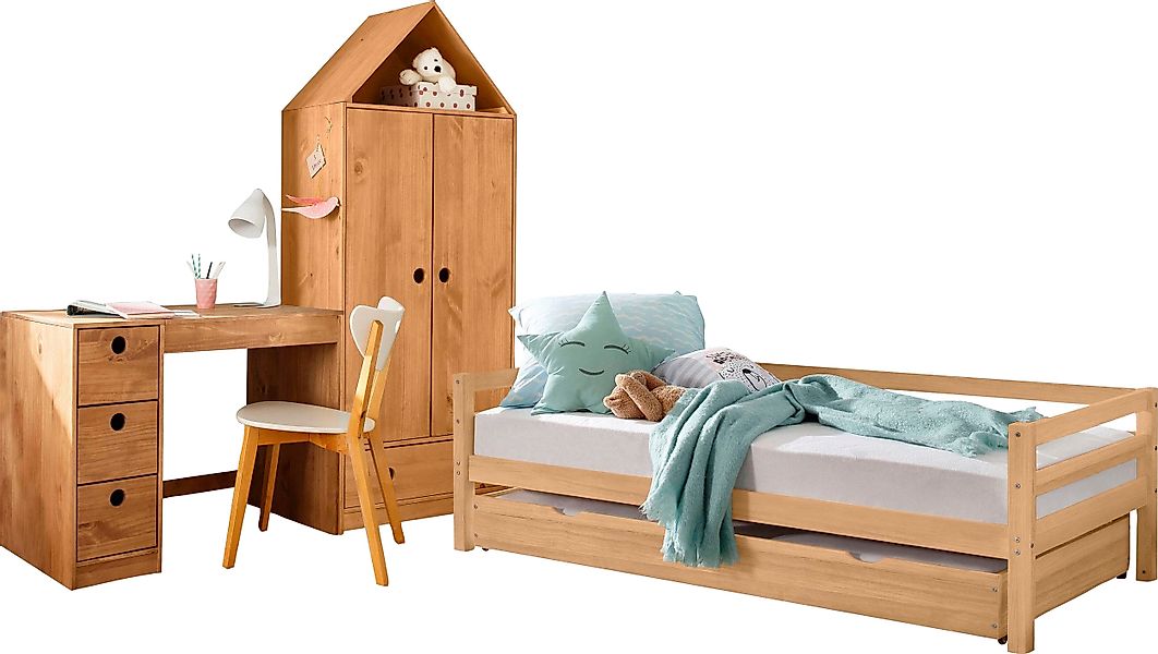 Lüttenhütt Jugendzimmer-Set "Alpi", (Spar-Set, 3 tlg.), Daybed, Schreibtisc günstig online kaufen