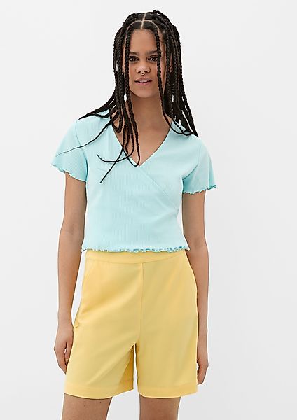 QS Shorts Regular: Shorts mit Viskose günstig online kaufen