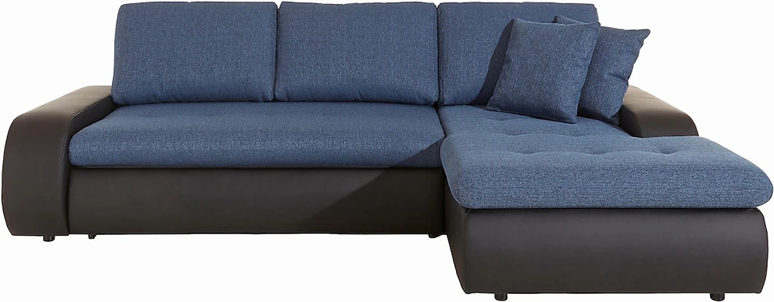 TRENDMANUFAKTUR Ecksofa "Indie, modern und bequem, Materialmix, OTTOs Choic günstig online kaufen