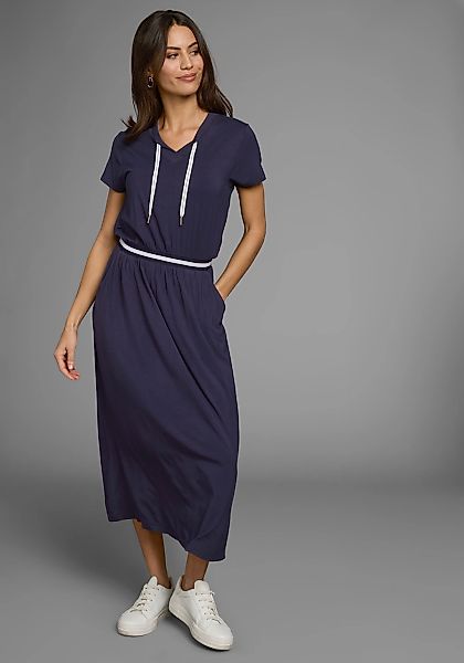 Laura Scott Sommerkleid, mit Rippeneinsatz am Bund mit Kontraststreifen - N günstig online kaufen