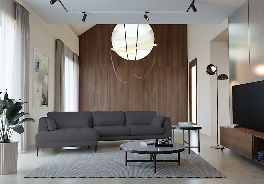 TRENDMANUFAKTUR Ecksofa "Luzi, wahlweise mit Schlaffunktion & Bettkasten. O günstig online kaufen