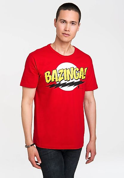 LOGOSHIRT T-Shirt "Bazinga - The Big Bang Theory", mit coolem Frontdruck günstig online kaufen