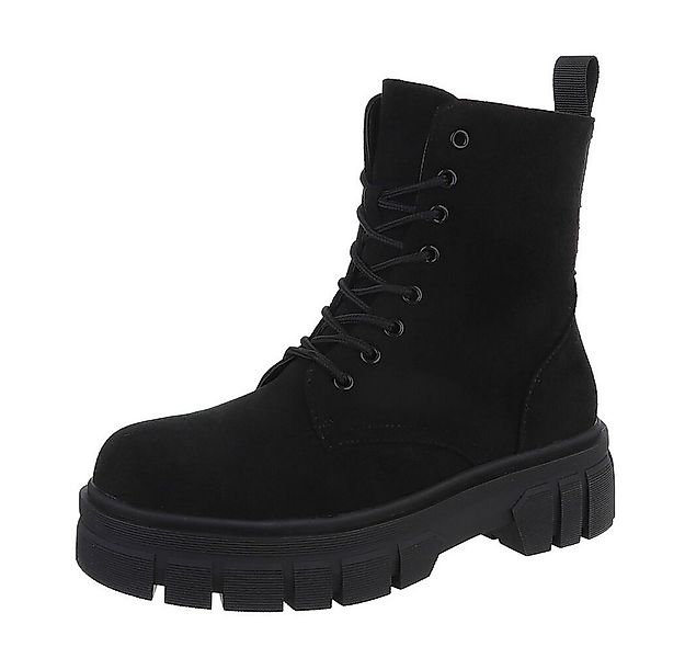Ital-Design Damen Schnürschuhe Freizeit Schnürstiefelette (87124710) Blocka günstig online kaufen