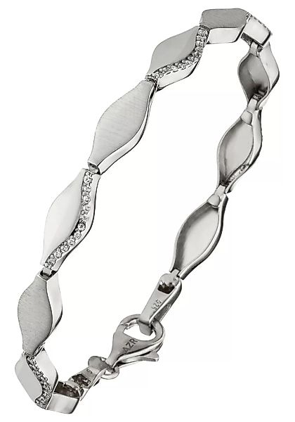 JOBO Armband, 925 Silber mit 55 Zirkonia 19 cm günstig online kaufen