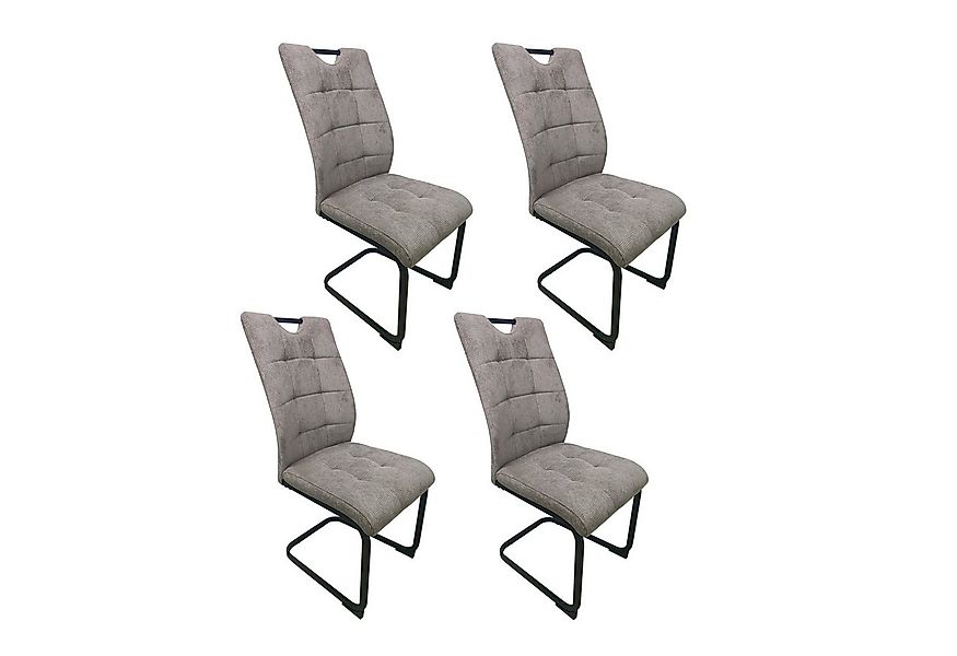 HTI-Living Esszimmerstuhl Schwingstuhl Mateo Beige 4er-Set (Set, 4 St), Ess günstig online kaufen
