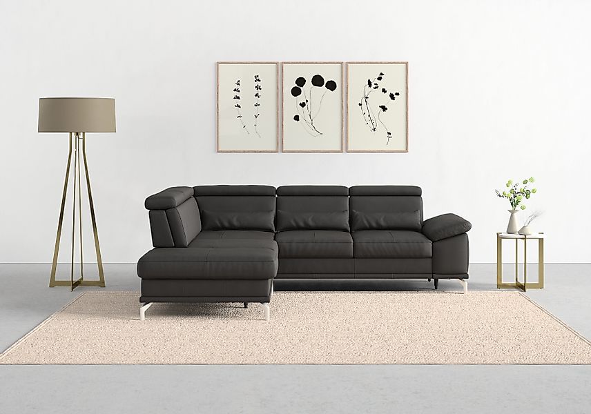 sit&more Ecksofa Cabrio L-Form, mit Sitztiefenverstellung, günstig online kaufen