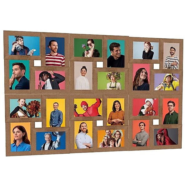 vidaXL Bilderrahmen Collage Bilderrahmen für 24x(13x18 günstig online kaufen