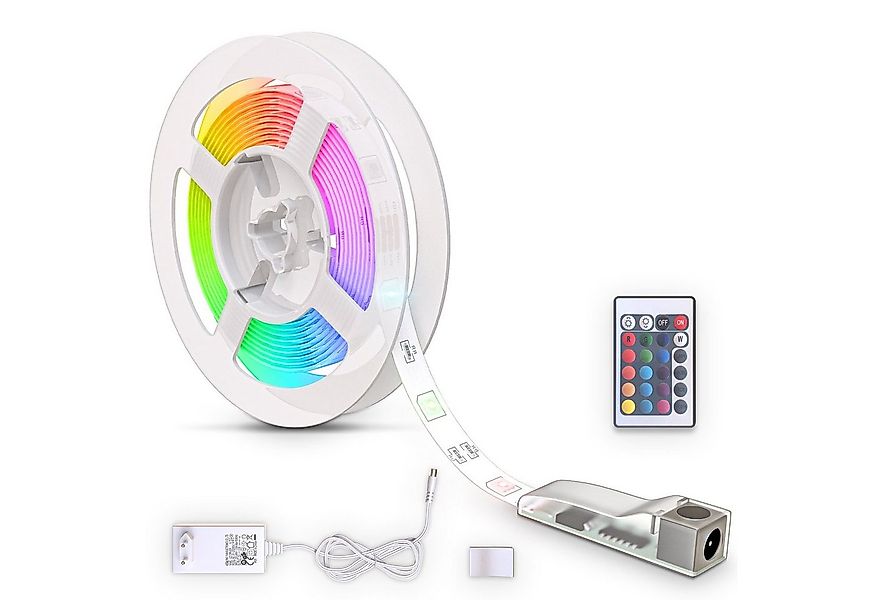 B.K.Licht Schrankleuchte LED Strip 5M Fernbedienung Farbwechsel - BKL1425, günstig online kaufen