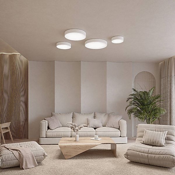 Deckenlampe Cleo 200, weiß, Sensor, IP20, Ø 20 cm, E27 günstig online kaufen