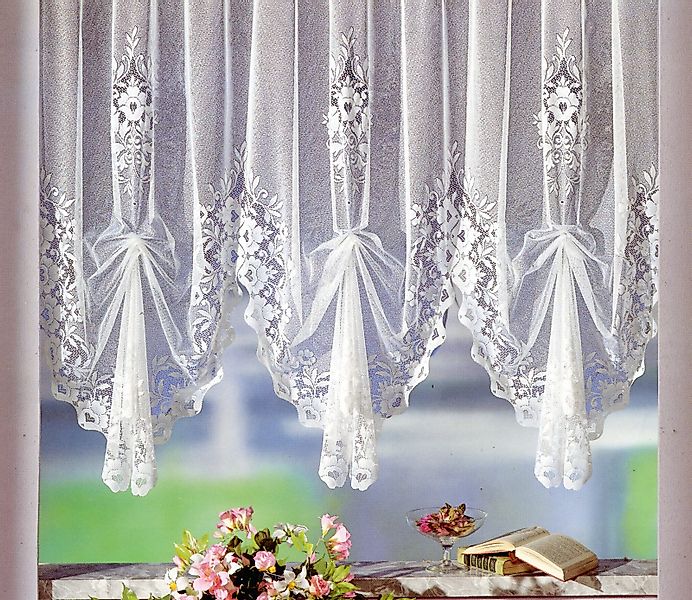 heimtexland Gardine Bogenstore Vorhang Fensterdeko Hochraff-Store günstig online kaufen