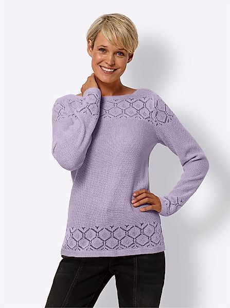Sieh an! Strickpullover Langarm-Pullover günstig online kaufen