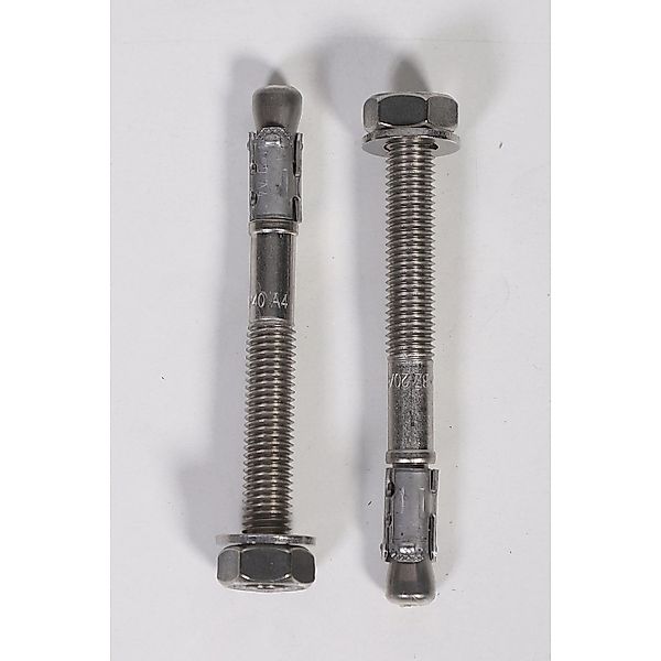 Schwerlastdübel Edelstahl V4A - Montagezubehör 2er Set für Geländer-Bodenmo günstig online kaufen