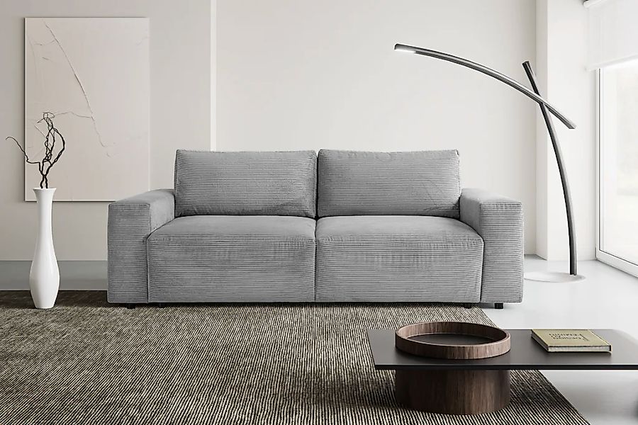 WERK2 Schlafsofa "Lima, inkl. Bettkasten, bequem, Mega Sofa: Breite 245 cm" günstig online kaufen