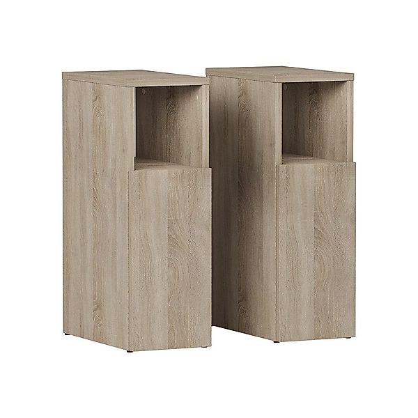 Vicco Nachtschrank Enton, Sonoma, 2er set günstig online kaufen