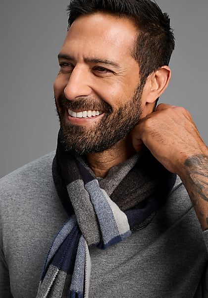 Mans World Schal, im modischem Karomuster mit klassischen Farben - NEW günstig online kaufen