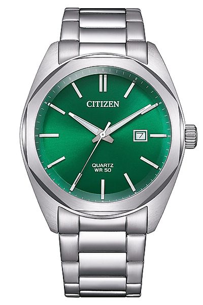 Citizen Quarzuhr Quarz Stahl/Grün günstig online kaufen