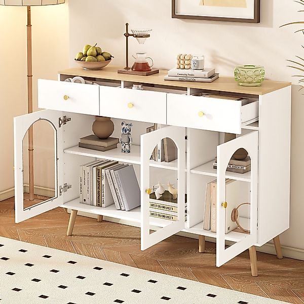 OKWISH Sideboard Mid-Century Buffet – Flexibles günstig online kaufen