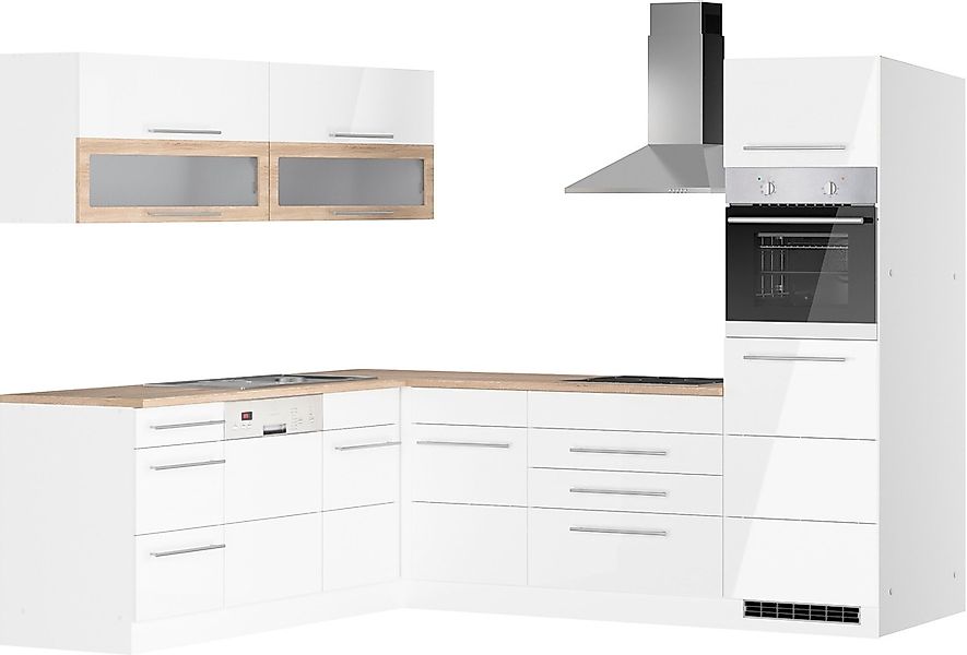 KOCHSTATION Winkelküche "KS-Wien" Stellbreite 220 x 250 cm, wahlweise mit E günstig online kaufen