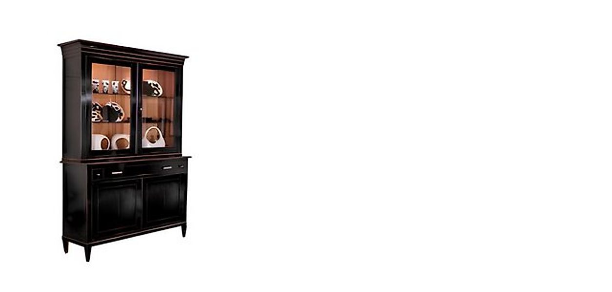 JVmoebel Vitrine Esszimmer Möbel Massiv Holz Vitrinen Schrank Echtholz Anri günstig online kaufen