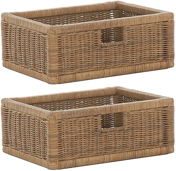 Krines Home Regalkorb 2er Set Regalkorb günstig online kaufen