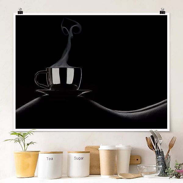 Poster - Querformat Coffee in Bed günstig online kaufen