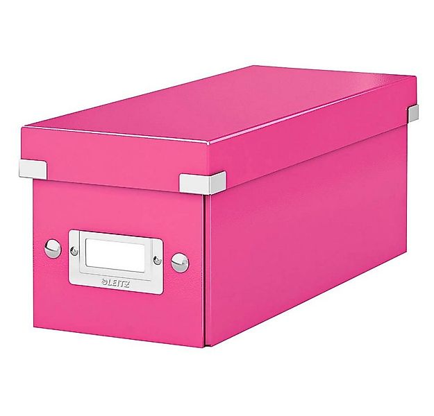 LEITZ Aufbewahrungsbox 1 Aufbewahrungsbox für CD´s Click & Store WOW pink günstig online kaufen
