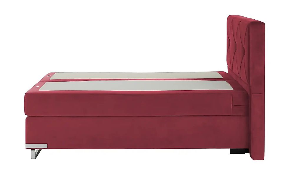 Musterring Boxspringbett Standardversion Dubai  ¦ rot ¦ Maße (cm): B: 197 H günstig online kaufen