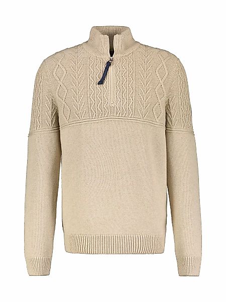 LERROS Strickpullover "LERROS Stricktroyer, tonal gemustert" günstig online kaufen