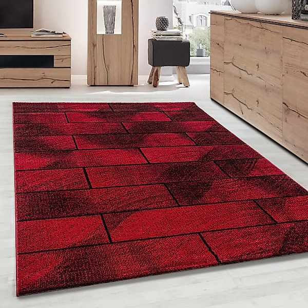 Carpettex Frisé-Teppich Geometrisch Design, Läufer, Höhe: günstig online kaufen