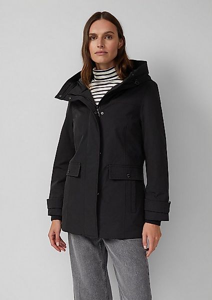 s.Oliver Winterjacke Outdoor-Jacke Wasserabweisender Parka mit Eingrifftasc günstig online kaufen
