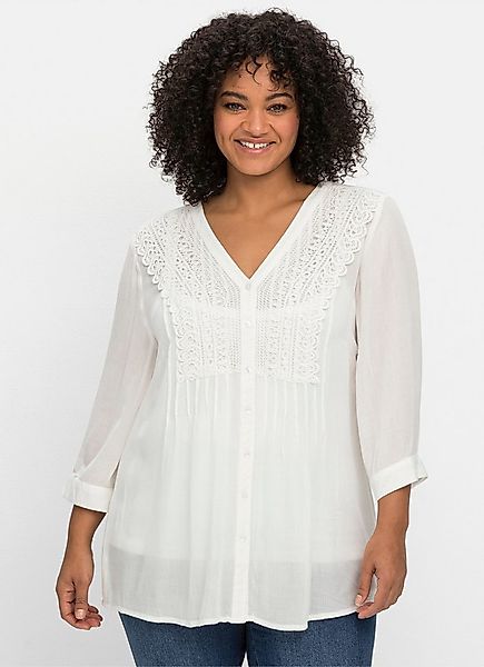 sheego by Joe Browns Klassische Bluse Longbluse 3/4-Arm günstig online kaufen