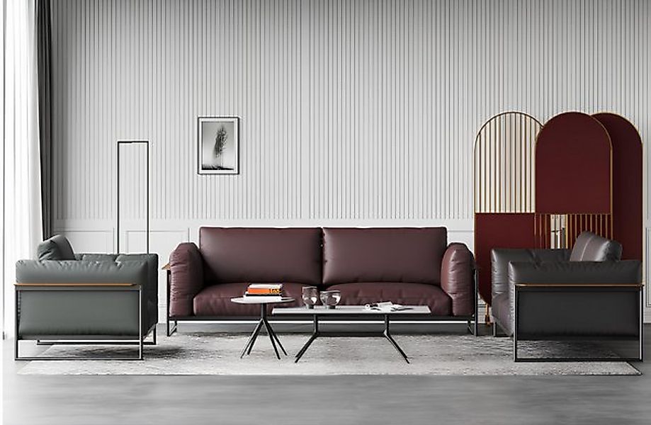 Xlmoebel Sofa Wohnzimmersitzgruppe 3-teilig Set Italienische Einrichtung, H günstig online kaufen