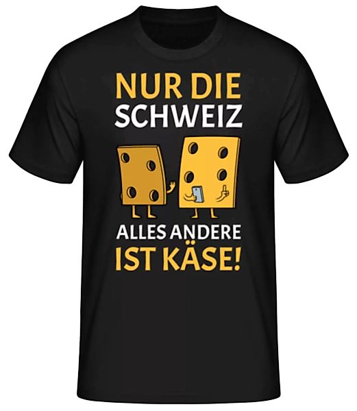 Käse Nur Die Schweiz · Männer Basic T-Shirt günstig online kaufen